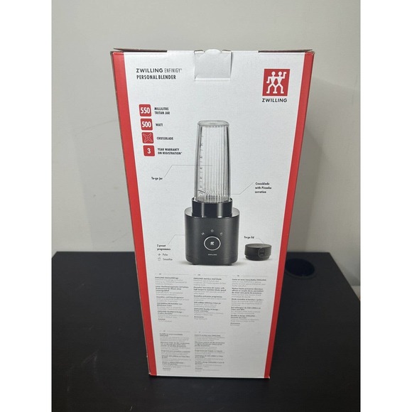 ZWILLING Enfinigy Personal Blender Piranha Teeth Cross Blade for Ultimate Ble... - Picture 2 of 2